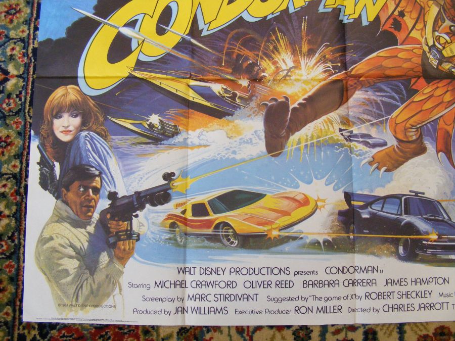 Four Quad film posters - 'Condorman', 'Cannonball - Image 4 of 33