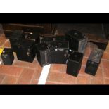 A selection of vintage boxed cameras including the