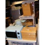 Bread bins and kitchen electrical items