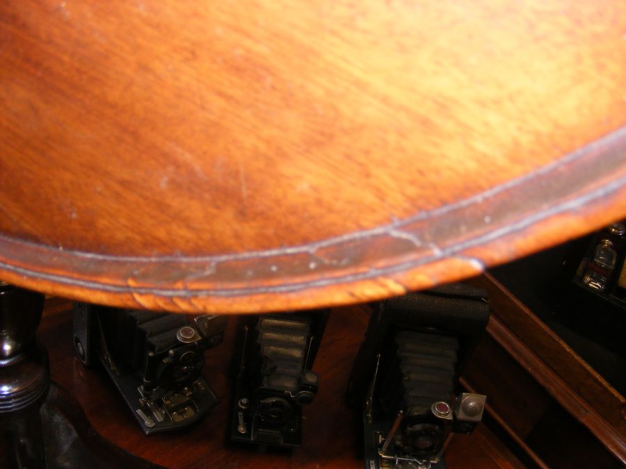 A 19th century mahogany wine table - Image 9 of 9