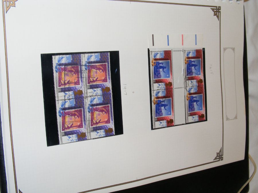 Various GB stamps, including one album of 'Gutter - Image 44 of 45