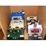 A selection of boxed die cast toys including Days