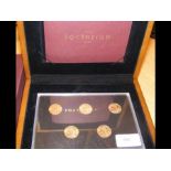 A five coin First World War sovereign collection i
