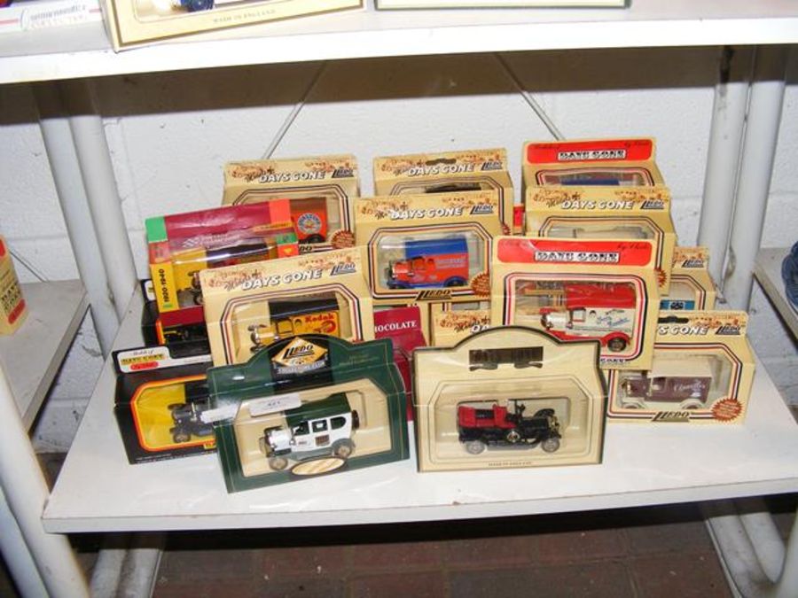 A selection of boxed die cast vehicles