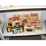 A selection of boxed die cast vehicles