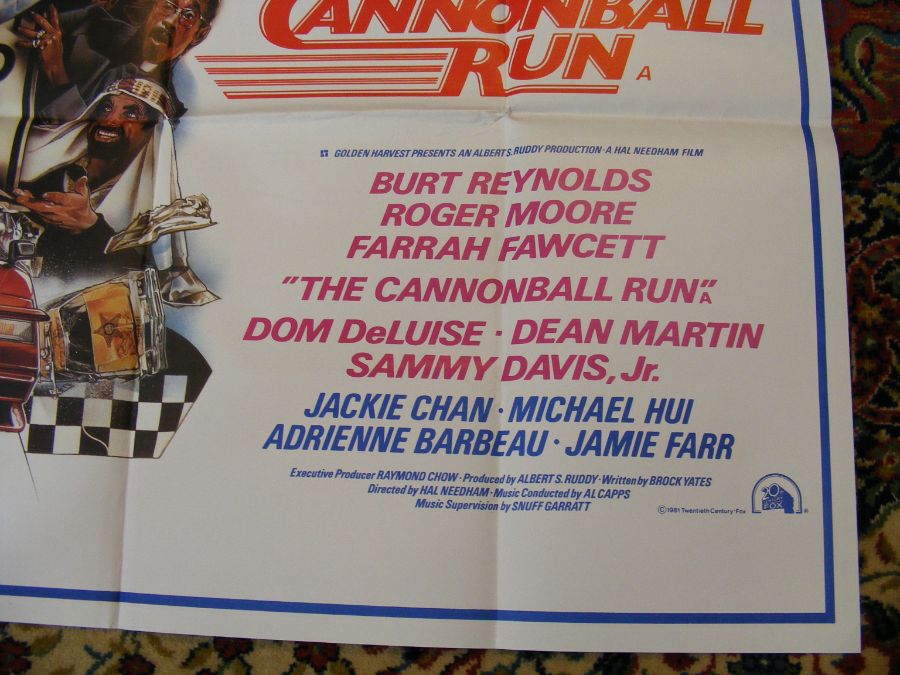 Four Quad film posters - 'Condorman', 'Cannonball - Image 12 of 33