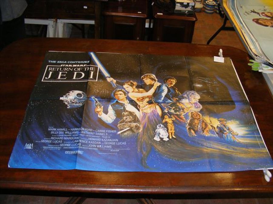 A Quad film poster - 'Return of The Jedi'