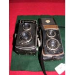 Two Rolleicord vintage cameras