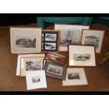 A selection of reproduction photographs and engrav