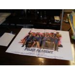 Three Quad film posters - 'Police Academy' (two),