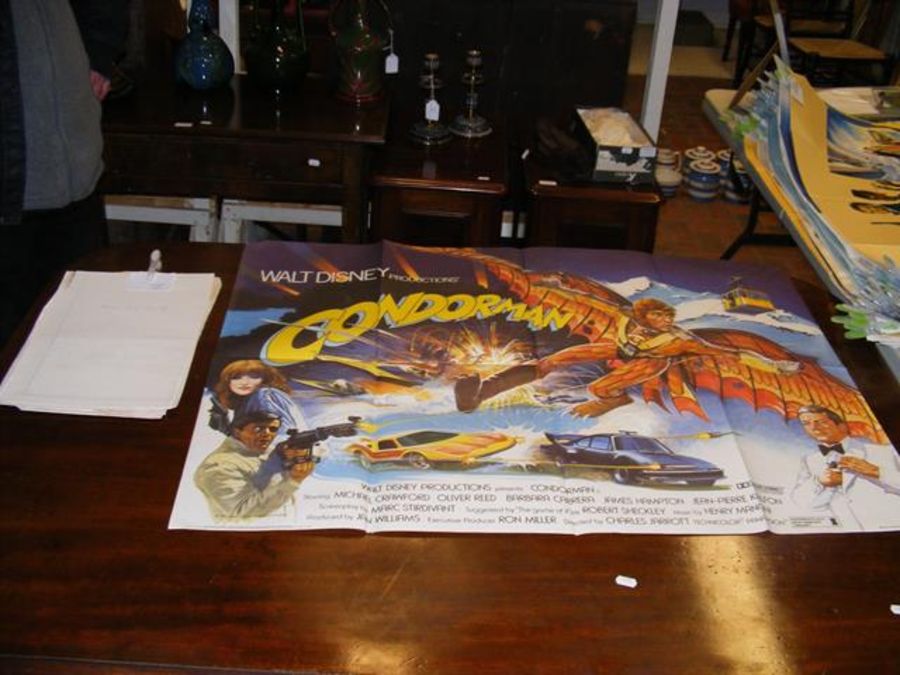 Four Quad film posters - 'Condorman', 'Cannonball