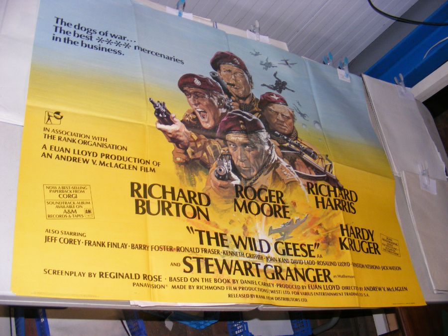 A Quad film poster - 'The Wild Geese' - Image 2 of 7