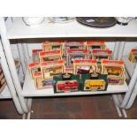 A selection of boxed die cast vehicles