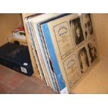 A batch of LP vinyl records, including Elton John,