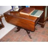 A 19th century mahogany Pembroke table with single