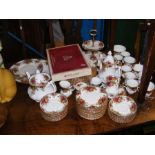 A quantity of Royal Albert Old Country Roses tea a