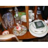 Collectable glass and ceramics, including oriental