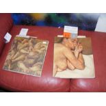 A Lucien Freud catalogue of paintings, together wi
