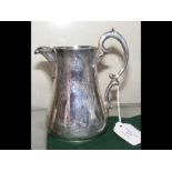 A heavy silver cream jug by Lambert - Coventry Str