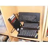 Three Sinclair ZX Spectrum Keyboards