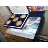 A boxed 2002 Commonwealth Games coin set
