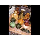 Assorted Sylvac and Sadler ceramic vegetable pots