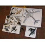 A quantity of Atlas Editions model fighter planes