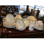 A Susie Cooper 'Katina' coffee set, together with