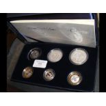 The 2007 United Kingdom Family silver coin collect