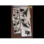 A quantity of Atlas Editions model fighter planes