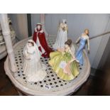 A selection of Royal Doulton, Royal Worcester and