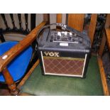 A VOX Mini3 G2 guitar amplifier