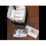 A box of Royal Mail First Day Covers
