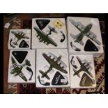 A quantity of Atlas Editions model fighter planes