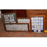 A quantity of collectable cigarette card sets - fr