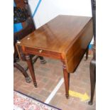 A 19th century mahogany Pembroke table with single