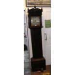 An antique 30 hour long case clock by Thomas Farre