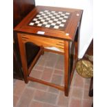 An antique games table
