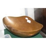 A 1950's bronze bowl by Esa Fedrigolli - 38cms acr