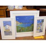 A pair of pictures depicting scenes from Padstow,
