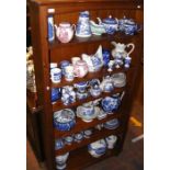 A generous quantity of 'Old Willow' pattern blue a