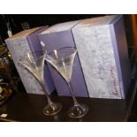 A suite of six Edinburgh Crystal 'Infinity' wine glasses