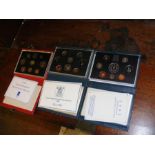 Three Proof Coin Sets, including 1990