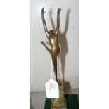 After Josef Lorenzl - an Art Deco bronze of dancin