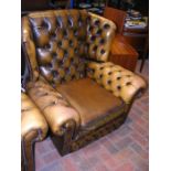 The matching wing easy chair