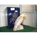 Royal Crown Derby Citron Cockatoo paperweight with