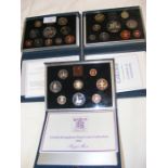 A 1983,1996 and 1997 Proof Coin Set