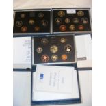 A 1989, 1987 and 1995 Proof Coin Collection