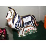 A Royal Crown Derby 'Rough Collie' paperweight - 1