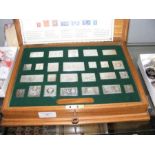 The Stamps of Royalty Coin Set in presentation cas
